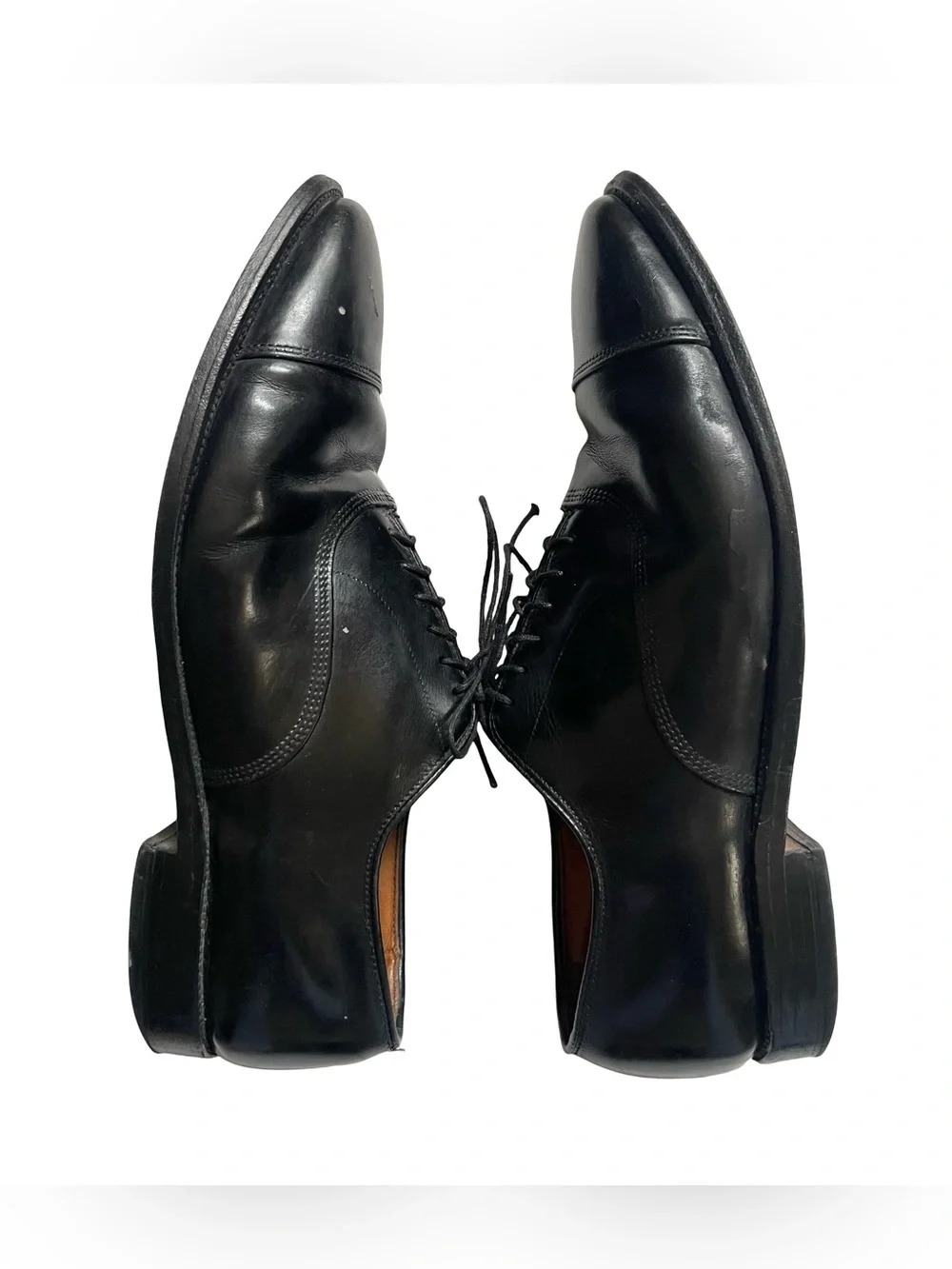 Allen Edmonds Park Avenue Black Cap-Toe Oxford Men’s 10D